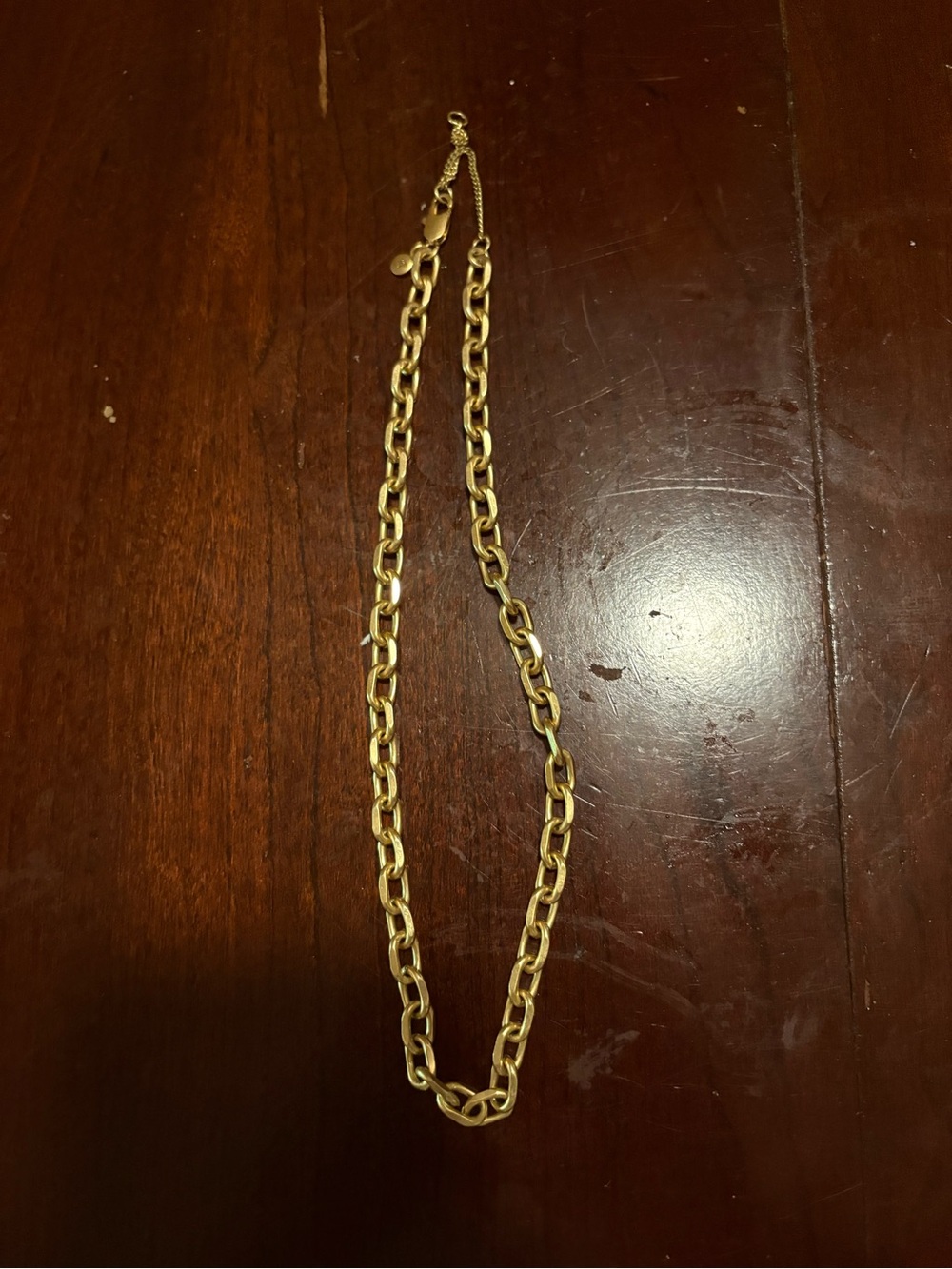 Madewell Gold Chain Link Necklace